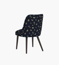 Tracy & Co Clare Dining Chair - Ditsy Dahlia Navy