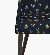 Tracy & Co Clare Dining Chair - Ditsy Dahlia Navy