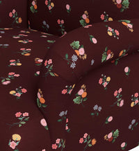Tracy & Co Bristol Armchair - Ditsy Dahlia Burgundy
