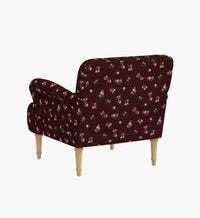 Tracy & Co Bristol Armchair - Ditsy Dahlia Burgundy