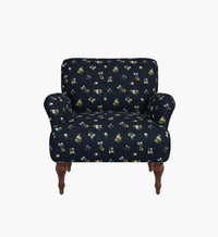 Tracy & Co Bristol Armchair - Ditsy Dahlia Navy