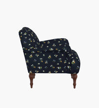 Tracy & Co Bristol Armchair - Ditsy Dahlia Navy