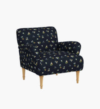 Tracy & Co Bristol Armchair - Ditsy Dahlia Navy