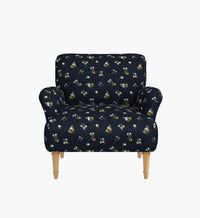 Tracy & Co Bristol Armchair - Ditsy Dahlia Navy