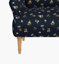 Tracy & Co Bristol Armchair - Ditsy Dahlia Navy