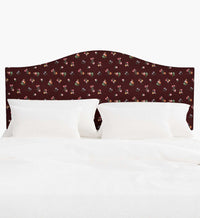 Tracy & Co Mayfair Headboard - Ditsy Dahlia Burgundy