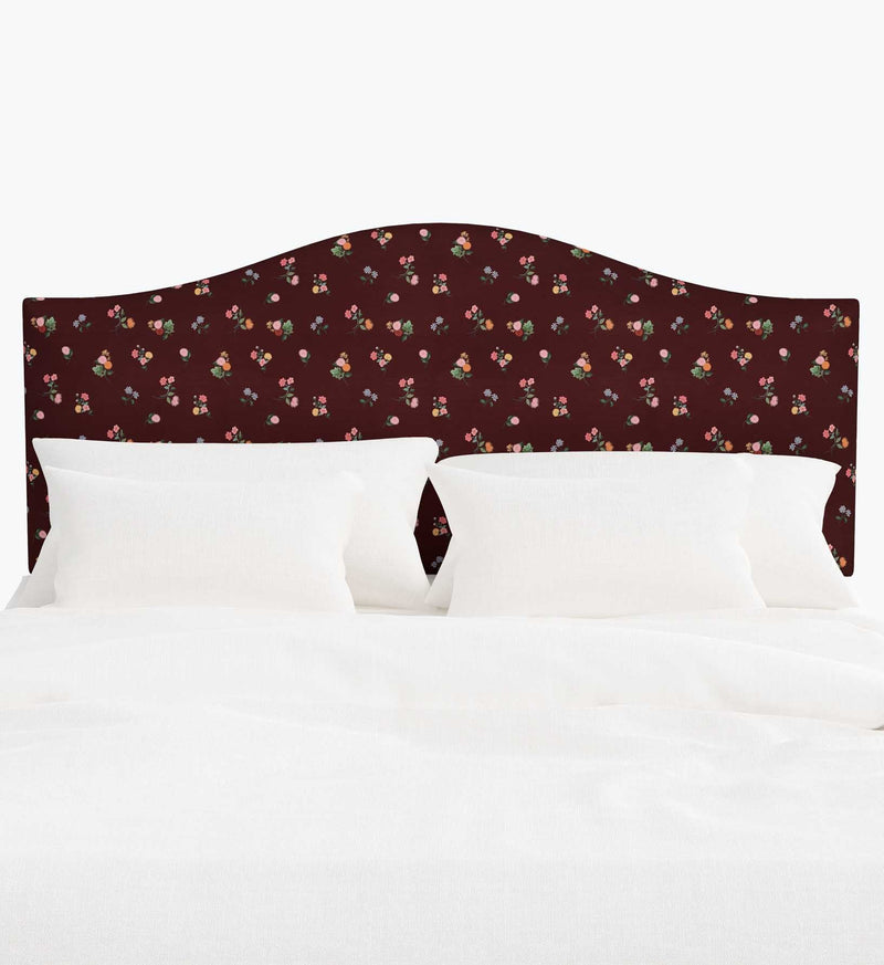 Tracy & Co Mayfair Headboard - Ditsy Dahlia Burgundy