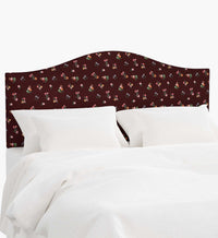 Tracy & Co Mayfair Headboard - Ditsy Dahlia Burgundy