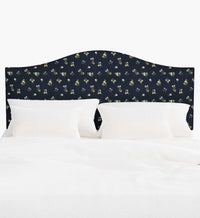 Tracy & Co Mayfair Headboard - Ditsy Dahlia Navy