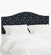 Tracy & Co Mayfair Headboard - Ditsy Dahlia Navy