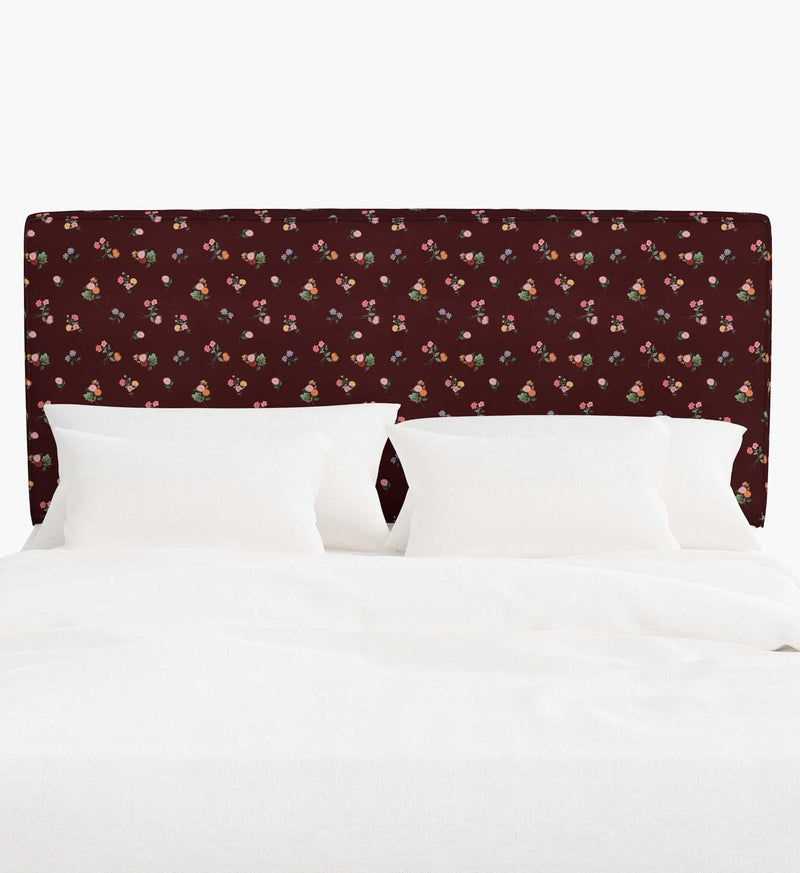 Tracy & Co Elly Headboard - Ditsy Dahlia Burgundy