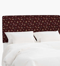 Tracy & Co Elly Headboard - Ditsy Dahlia Burgundy