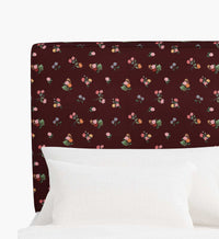 Tracy & Co Elly Headboard - Ditsy Dahlia Burgundy