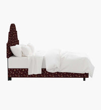Tracy & Co Marion Bed - Ditsy Dahlia Burgundy