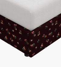 Tracy & Co Marion Bed - Ditsy Dahlia Burgundy
