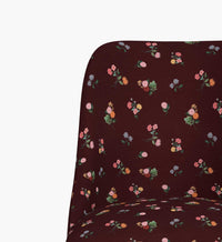 Tracy & Co Oxford Desk Chair - Ditsy Dahlia Burgundy