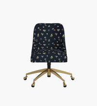 Tracy & Co Oxford Desk Chair - Ditsy Dahlia Navy