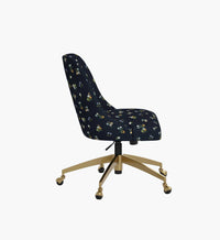 Tracy & Co Oxford Desk Chair - Ditsy Dahlia Navy