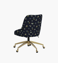 Tracy & Co Oxford Desk Chair - Ditsy Dahlia Navy