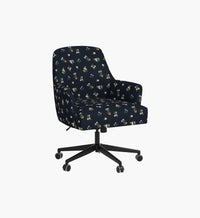 Tracy & Co Cambridge Desk Chair - Ditsy Dahlia Navy