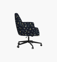 Tracy & Co Cambridge Desk Chair - Ditsy Dahlia Navy