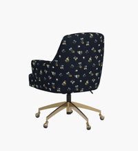 Tracy & Co Cambridge Desk Chair - Ditsy Dahlia Navy