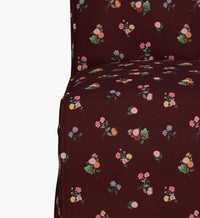 Tracy & Co Frances Slipcover - Ditsy Dahlia Burgundy