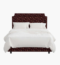 Tracy & Co Hampton Bed - Ditsy Dahlia Burgundy