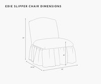 Tracy & Co Edie Slipper Chair - Dahlia