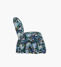 Tracy & Co Edie Slipper Chair - Garden Party Blue