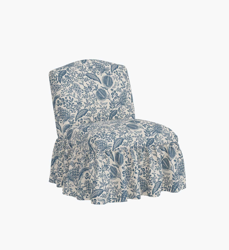 Tracy & Co Edie Slipper Chair - Pomegranate