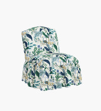 Tracy & Co Edie Slipper Chair - Peacock