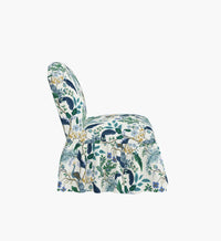 Tracy & Co Edie Slipper Chair - Peacock