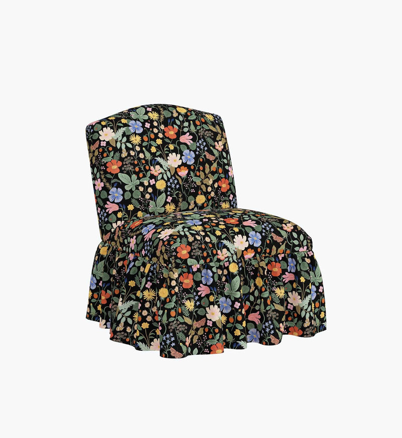 Tracy & Co Edie Slipper Chair - Strawberry Fields