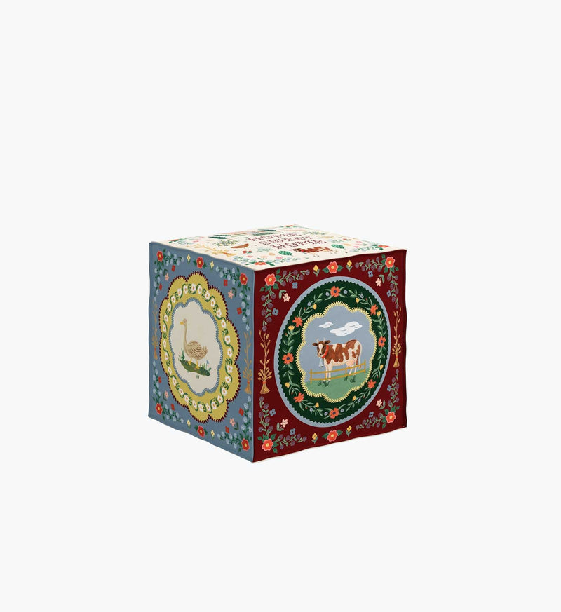 Tracy & Co Bea Ottoman - Home Sweet Home