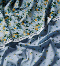 Tracy & Co Dahlia Rayon Fabric - Blue