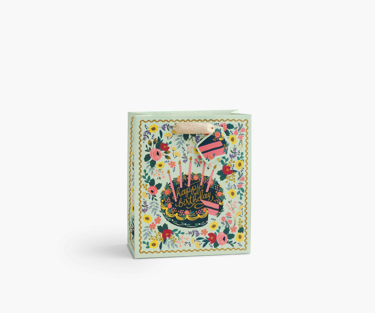 Tracy & Co Floral Cake Medium Gift Bag