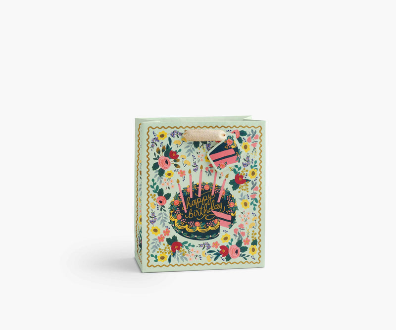Tracy & Co Floral Cake Medium Gift Bag