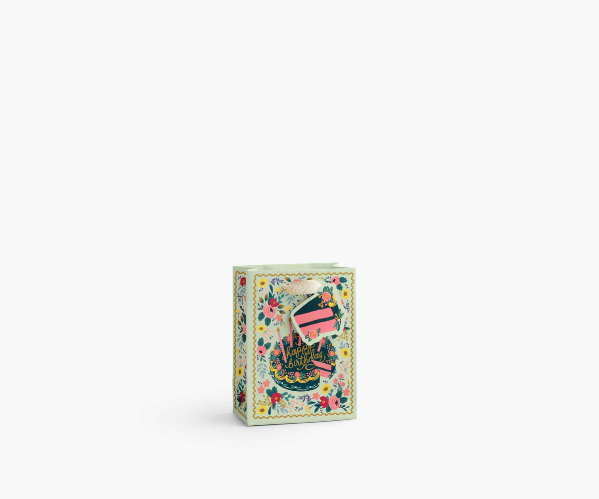 Tracy & Co Floral Cake Small Gift Bag