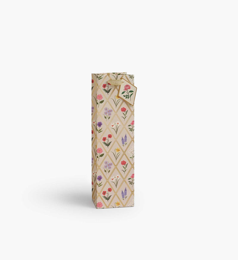 Tracy & Co Garden Study Wine Gift Bag