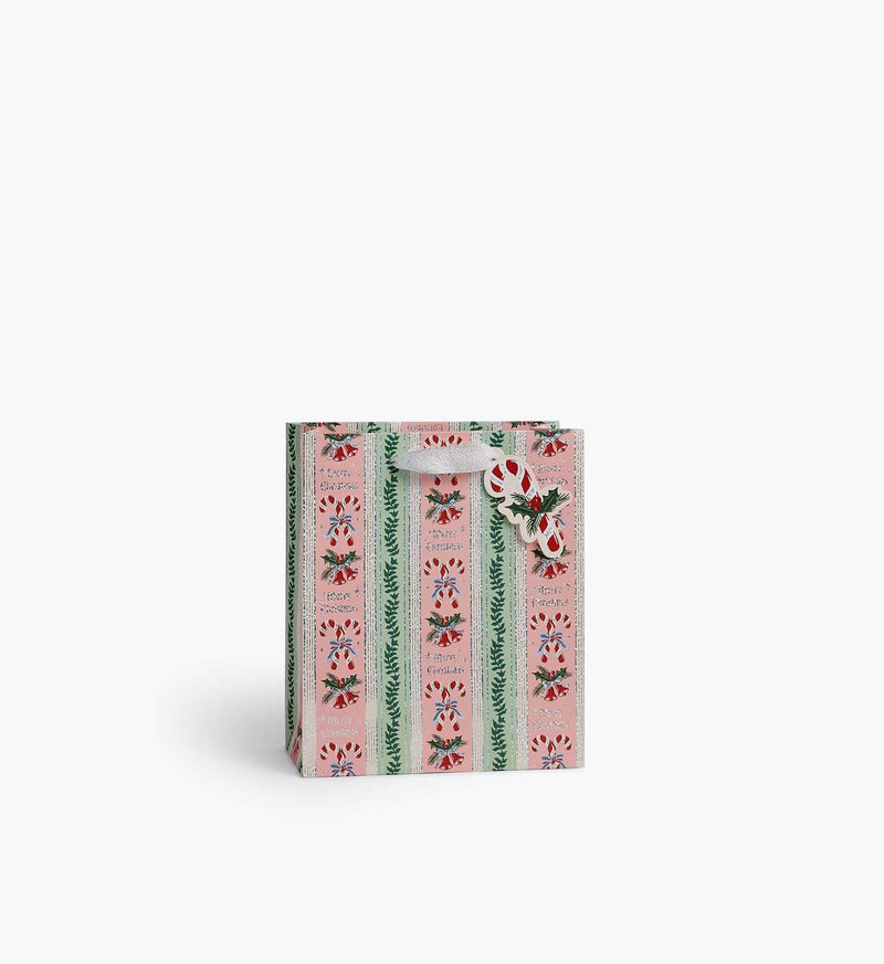 Tracy & Co Candy Cane Stripe Medium Gift Bag