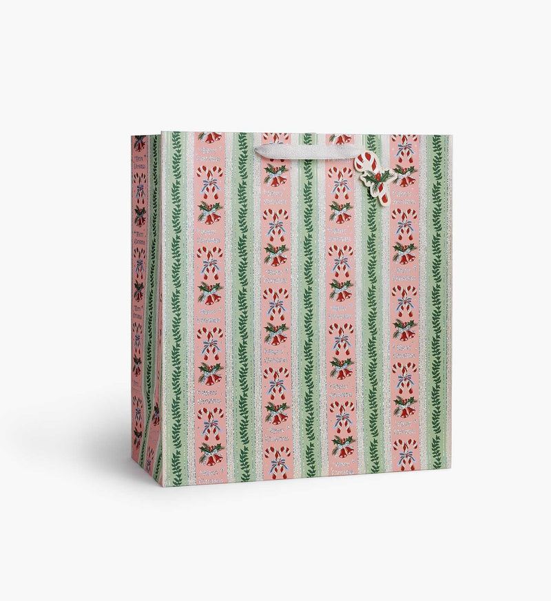 Tracy & Co Candy Cane Stripe Extra Large Gift Bag