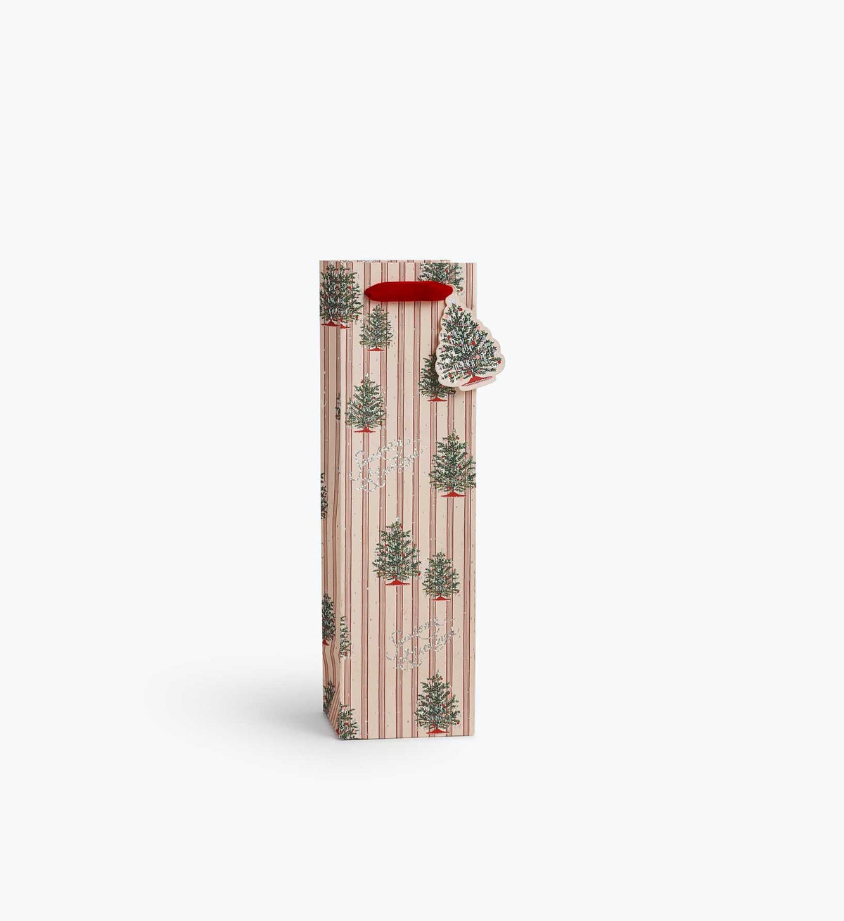 Tracy & Co Tinsel Tree Wine Gift Bag