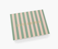 Tracy & Co Cabana Stripe Birthday Card - Single Card