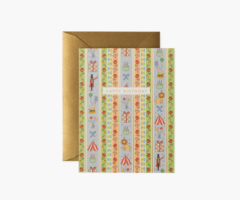 Tracy & Co Carnival Birthday Card - Single Card