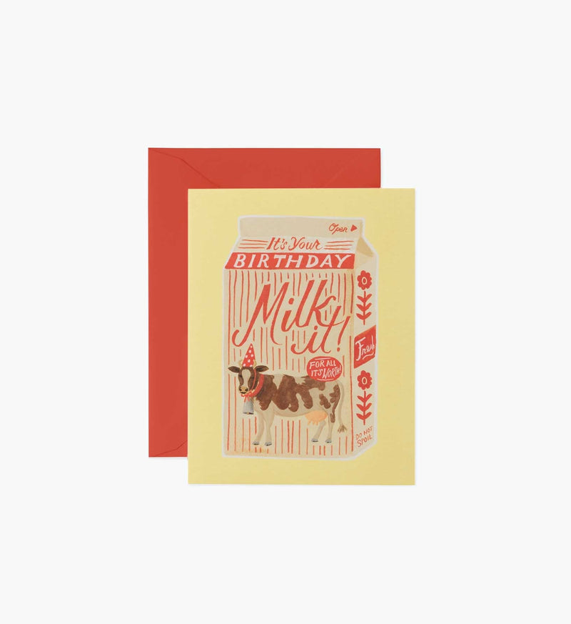 Tracy & Co Milk It Birthday Cards - Boxed Set