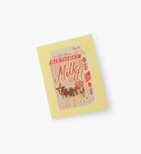 Tracy & Co Milk It Birthday Card - Single Card