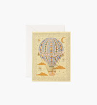 Tracy & Co Hot Air Balloon Birthday Card - Single Card
