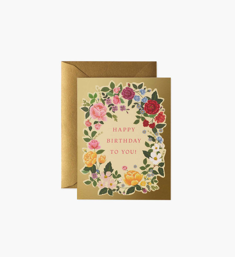 Tracy & Co Botanical Birthday Card - Single Card