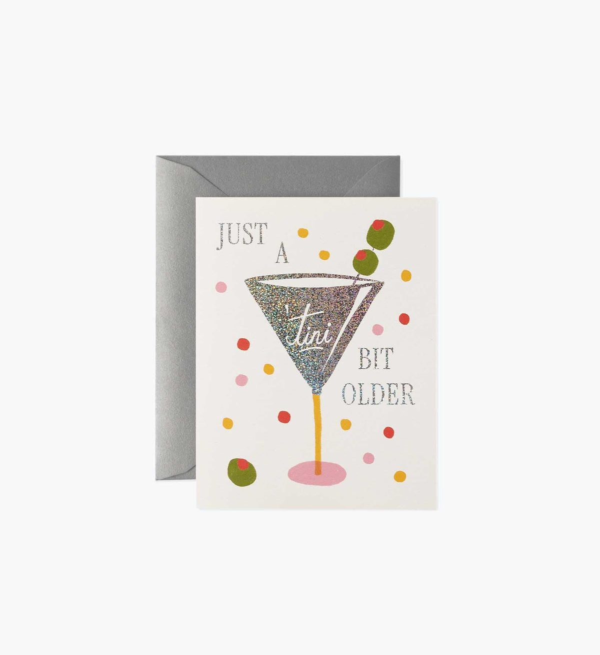 Tracy & Co Just a 'Tini Bit Older Birthday Card - Single Card